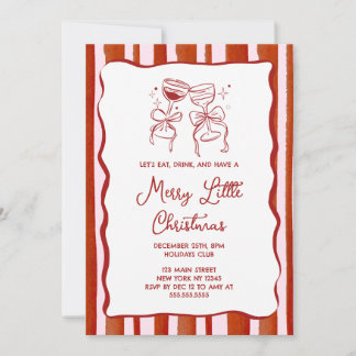 Invitación Merry little Christmas Party Invitation