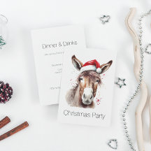 Merry Little Navidades Donkey, personalizado
