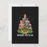 Merry Pitmas Pitbull Perro Navidades feos Sweater