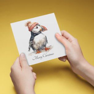 Invitación Merry Puffin, personalizado
