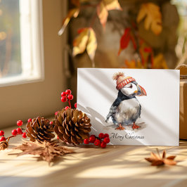 Invitación Merry Puffin, personalizado