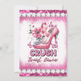 Invitación Mes de concientización del cáncer de mama machacad