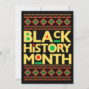 Invitación Mes de historia negra