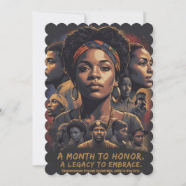 Invitación Mes de historia negra
