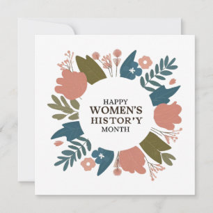 Invitación Mes de la historia de la mujer