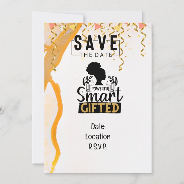 Invitación Mes de la historia de la mujer (Anverso)