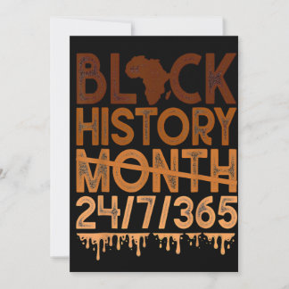 Invitación Mes de la historia negra 2023 Historia negra 365