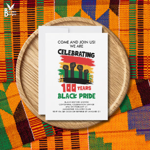 Invitación MES DE LA HISTORIA NEGRA Centenario