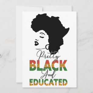 Invitación Mes de la historia negra: negro y educado