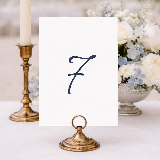Invitación Mesa 7 Azul Polvoriento – Boda de Raya Francesa (Subido por el creador)