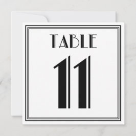 Invitación Mesa Art Deco Número 11