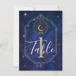 Invitación Mesa de Cielos Celestiales Noche Entre Las Estrell