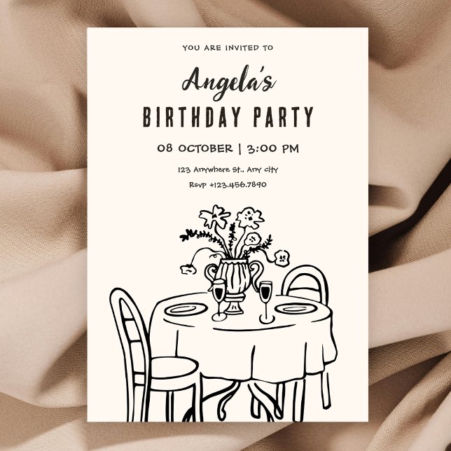 Invitación Mesa de comedor (Subido por el creador)