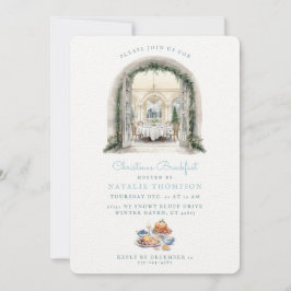 Invitación Mesa de comedor | Desayuno de Navidades