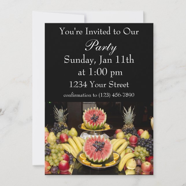 Invitación Mesa de Frutas (Anverso)