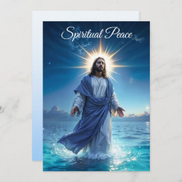 Invitación Mesías Jesucristo gracia y serenidad arte