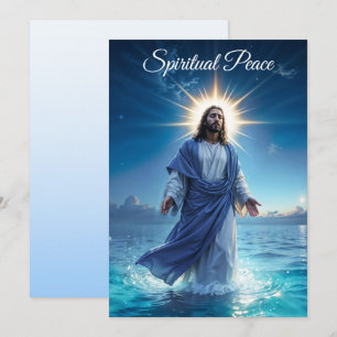 Invitación Mesías Jesucristo gracia y serenidad arte