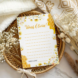 Invitación Message for the Future Bee Time Capsule