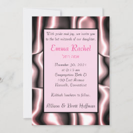 Invitación Metal Rosa