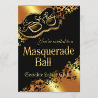 Invitación metálica de encargo de la bola de