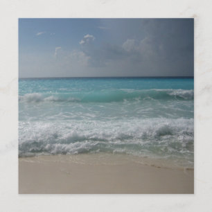 Invitación mexicana de la playa