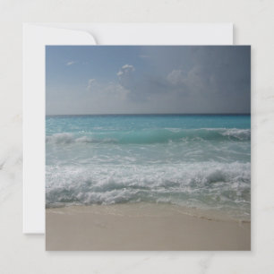 Invitación mexicana de la playa