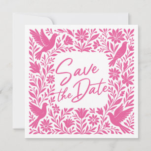 Invitación Mexicano Otomí Tenango Talavera Save the Date