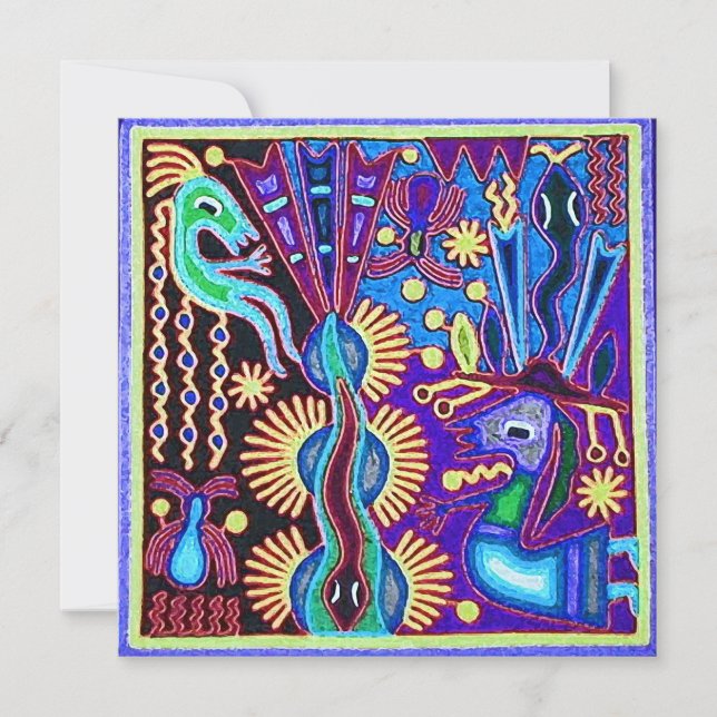 Invitación México Mexicano Mayas Aztecas Latino X Latinas His (Anverso)