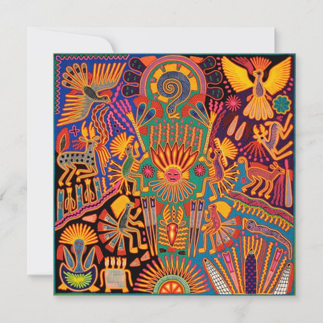 Invitación México Mexicano Mayas Aztecas Latino X Latinas His (Anverso)