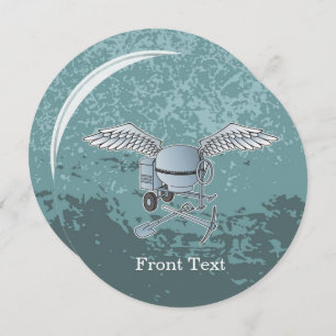 Invitación Mezcla de hormigón azul-gris