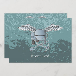 Invitación Mezcla de hormigón azul-gris