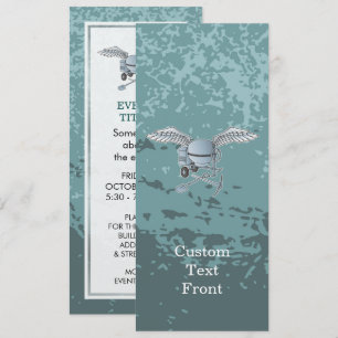 Invitación Mezcla de hormigón azul-gris
