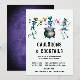 Invitación Mezclador corporativo de Halloween Office Fiesta