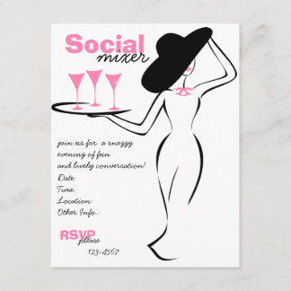 Invitación Mezclador social