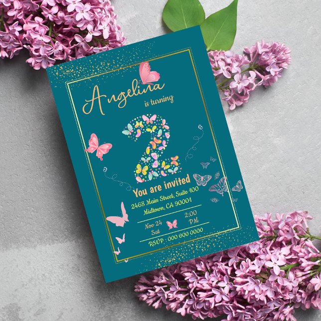 Invitación Mi ángel cumple dos años: el cumpleaños de mi mari (Subido por el creador)