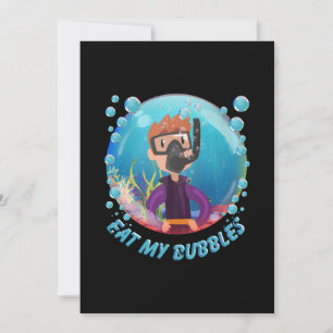 Invitación mi Buzo de Burbujas