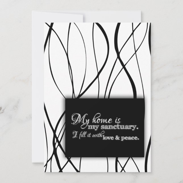 Invitación Mi Casa Es Mi Casa Santuaria Bendiciendo Inspiraci (Anverso)