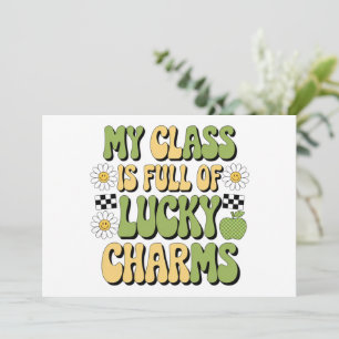 Invitación Mi Clase Está Llena De Profesora De Patricks De Su