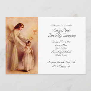 Invitación Mi Corazón Te Percibe La Primera Comunión