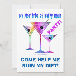 Invitación ¡Mi dieta termina en Happy Hour!