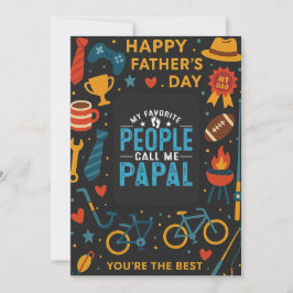 Invitación Mi gente favorita me llama regalo del Día de los P