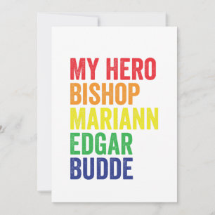 Invitación Mi héroe obispo Mariann Edgar Budde Trans LGBT