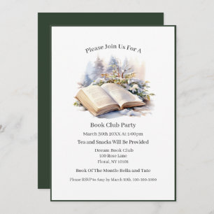 Invitación Mi Lugar Feliz Es... Club del Libro