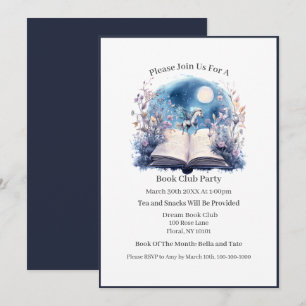 Invitación Mi lugar feliz es... el club de lectura