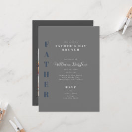 Invitación Mi padre, mi brunch del día del padre superhéroe