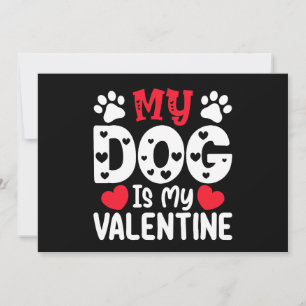 Invitación Mi Perro Es Mi Amante De Las Mascotas De San Valen