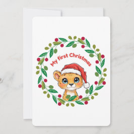 Invitación Mi primer ornamento navideño