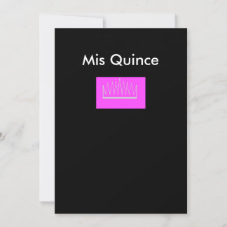 Invitación Mi quinceañera
