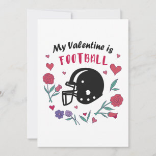Invitación Mi San Valentín es fútbol