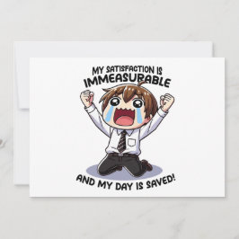 Invitación ¡Mi satisfacción es inconmensurable!